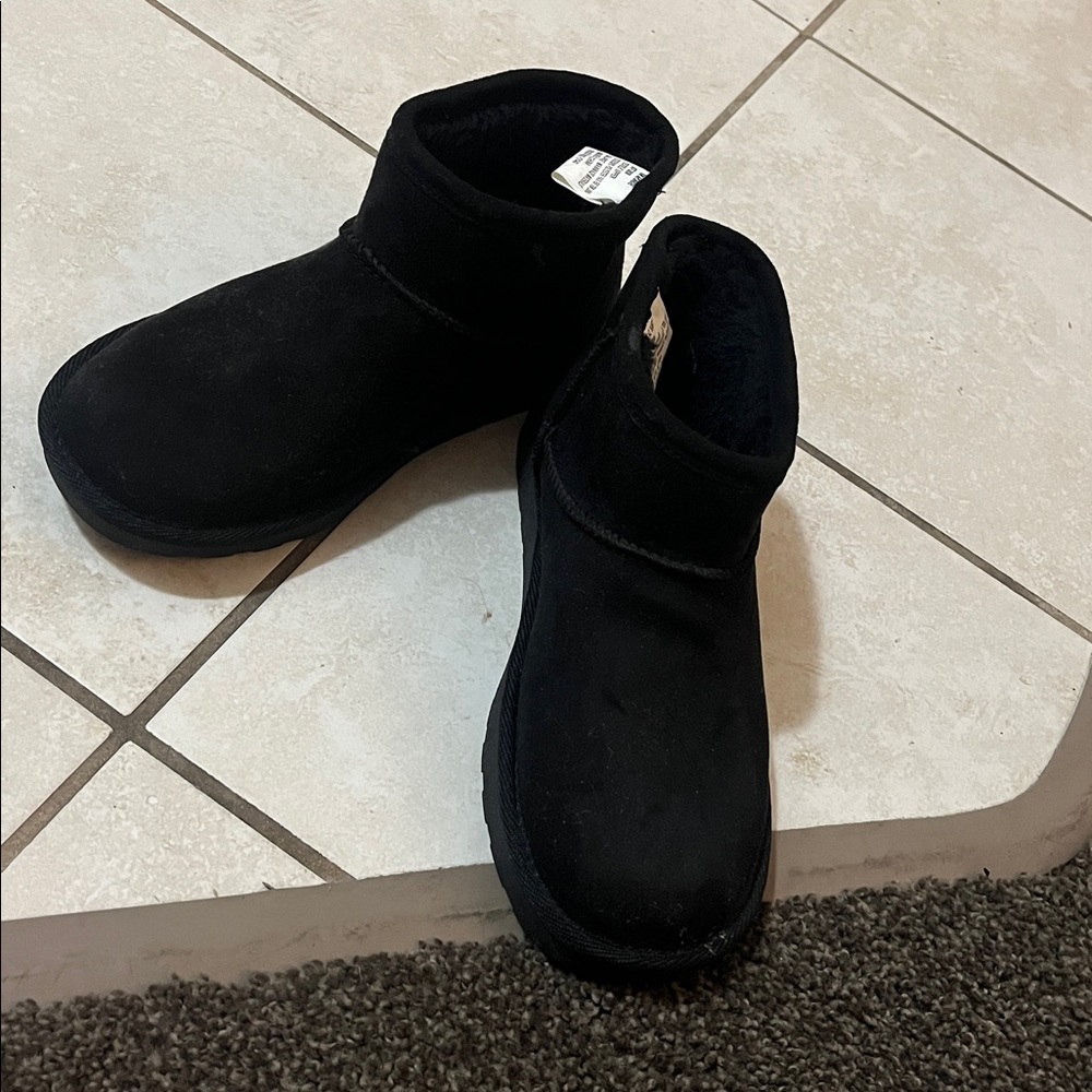 Black Suede Arizona Ankle Boots